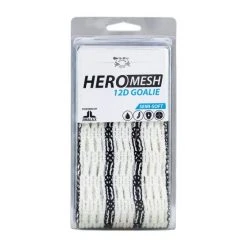 ECD Lacrosse East Coast Dyes - HeroMesh 12D Goalie Semi Soft -Black Striker