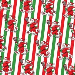 Lacrosse Unlimited Running Santa Gift Wrap -Lacrosse Unlimited Sales Shop 2010956 2