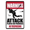 Lacrosse Unlimited Warning Attack Sign - Girls -Lacrosse Unlimited Sales Shop 2011237