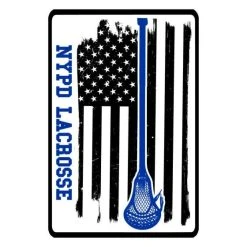 Lacrosse Unlimited NYPD Lacrosse Sign