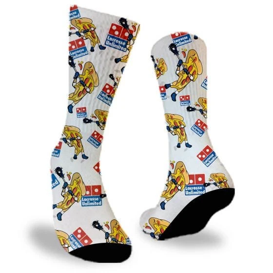 Lacrosse Unlimited Pizza Lacrosse Socks 3 Lacrosse Unlimited Pizza Lacrosse Socks