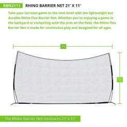 Rhino Flex Barrier Net -Lacrosse Unlimited Sales Shop 2011679 3