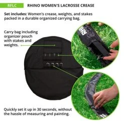 Rhino Women's Lacrosse Crease -Lacrosse Unlimited Sales Shop 2011697 3
