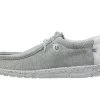 Hey Dude Wally Sox Stone White Shoes -Lacrosse Unlimited Sales Shop 2012383