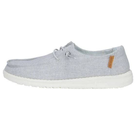 Hey Dude Wendy Chambray Light Grey Shoes 3 Hey Dude Wendy Chambray Light Grey Shoes