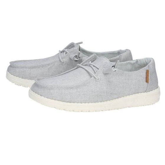Hey Dude Wendy Chambray Light Grey Shoes 4 Hey Dude Wendy Chambray Light Grey Shoes - Image 2
