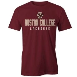 Lacrosse Unlimited Boston College Player Tee -Lacrosse Unlimited Sales Shop 2012691 front