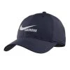 Nike Swoosh Blue Lacrosse Hat -Lacrosse Unlimited Sales Shop 2013041 front