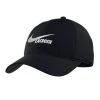 Nike Swoosh Black Lacrosse Hat -Lacrosse Unlimited Sales Shop 2013042 front