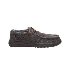 LAMO Samuel Chocolate Canvas Moccasins
