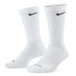 Nike Adult Crew Socks 3-Pack - Black/White/Gray 10 Nike Adult Crew Socks 3-Pack - Black/White/Gray -Lacrosse Unlimited Sales Shop 2013160 4