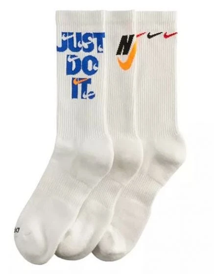 Men's Nike Everyday Plus Cushioned 3-Pack Crew Socks - Check 4 Men's Nike Everyday Plus Cushioned 3-Pack Crew Socks - Check - Image 2