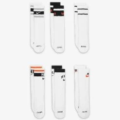 Nike Everyday Plus Cushioned 6-Pack Crew Socks - Multi -Lacrosse Unlimited Sales Shop 2013231 2