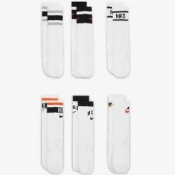 Nike Everyday Plus Cushioned 6-Pack Crew Socks - Multi -Lacrosse Unlimited Sales Shop 2013231 3