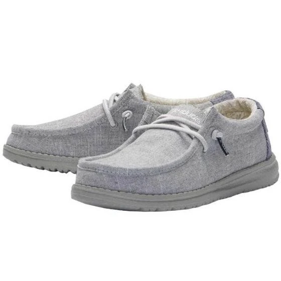 Hey Dudes Wally Youth Steel Grey 4 Hey Dudes Wally Youth Steel Grey - Image 2