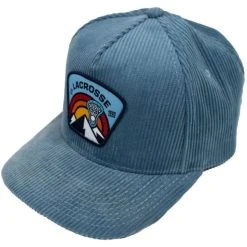 Lacrosse Unlimited Aqua Sunrise Corduroy Lacrosse Hat