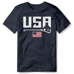 Lacrosse Unlimited USA Striker Adult Lacrosse Tee