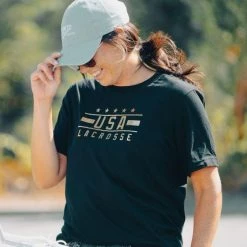 Lacrosse Unlimited Gold USA Lacrosse Tee -Lacrosse Unlimited Sales Shop 2013522 style 4