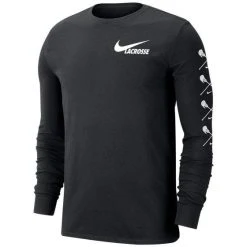 Nike Check Adult Long Sleeve Lacrosse Tee