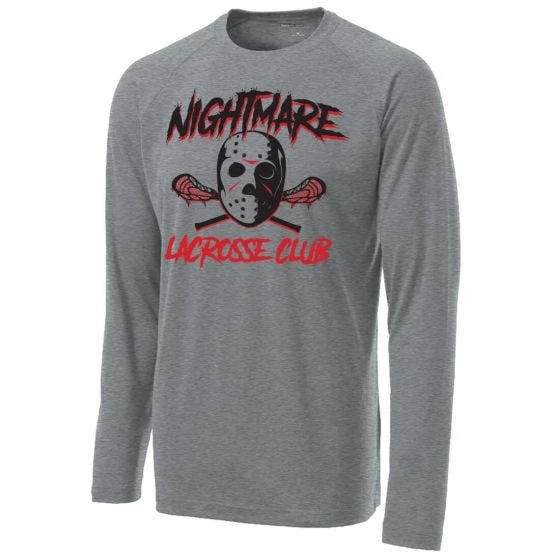 Lacrosse Unlimited Nightmare Lax Club Lacrosse Long Sleeve Tee 3 Lacrosse Unlimited Nightmare Lax Club Lacrosse Long Sleeve Tee
