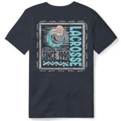 Lacrosse Unlimited Turquoise Wave Lacrosse Tee