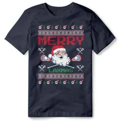 Lacrosse Unlimited Laxmas Ugly Sweater Tee