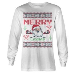 Lacrosse Unlimited Laxmas Ugly Sweater Long Sleeve