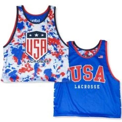 Lacrosse Unlimited USA Tie Dye Star Lacrosse Pinnie -Lacrosse Unlimited Sales Shop 2013939 main image