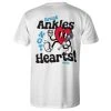 Lacrosse Unlimited Break Ankles Not Hearts Tee 2023 - White -Lacrosse Unlimited Sales Shop 2014026 back