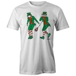 Lacrosse Unlimited Irish Griddy White Lacrosse Tee
