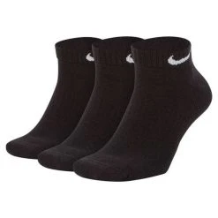 Nike Low Cut Adult Lacrosse Socks - 3 Pack Black