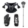 STX 4-Piece Lacrosse Starter Set (No Helmet) -Lacrosse Unlimited Sales Shop 4 piece set no helmet