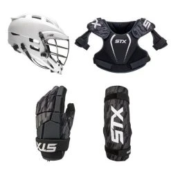 4-Piece Lacrosse Starter Set (No Stick - CS-R)