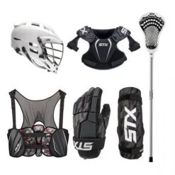STX 6-Piece Lacrosse Starter Set (Choose Your Helmet)