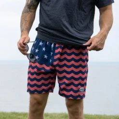 Lacrosse Unlimited Swim Dodge USA Wave Lacrosse Shorts -Lacrosse Unlimited Sales Shop 7 1