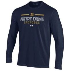 Under Armour Notre Dame Lacrosse Long Sleeve Tee