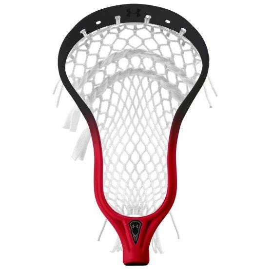 Lacrosse Unlimited Red To Black Fade Dyed Lacrosse Head 3 Lacrosse Unlimited Red To Black Fade Dyed Lacrosse Head