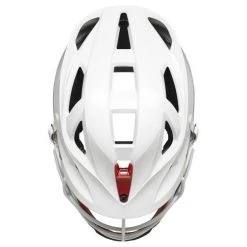 Cascade S Youth Lacrosse Helmet (White Shell/Chrome Mask) -Lacrosse Unlimited Sales Shop cascade s youth 3 1 1 1