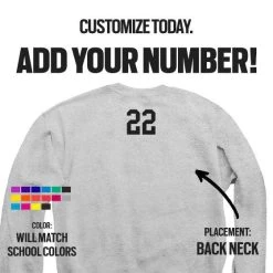 Lacrosse Unlimited Boston College Lacrosse Crew Neck - Adult -Lacrosse Unlimited Sales Shop crewnecks 8