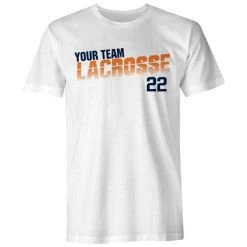Lacrosse Unlimited Custom Bar Lacrosse Tee