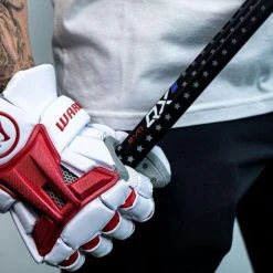 Warrior Evo QX2 Black USA Stars Lacrosse Shaft - Attack -Lacrosse Unlimited Sales Shop evo qx2 usa 2