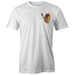 Lacrosse Unlimited Hot Dog Tee -Lacrosse Unlimited Sales Shop hot dog shirt front