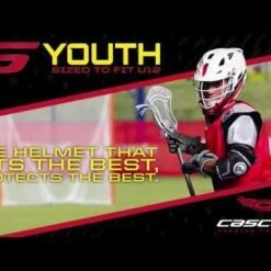 Cascade S Youth Lacrosse Helmet (White Shell/Chrome Mask) -Lacrosse Unlimited Sales Shop hqdefault 77
