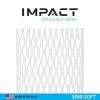 ECD Lacrosse Impact 12D Goalie Mesh - Semi-Soft -Lacrosse Unlimited Sales Shop impact 12d white ss 1