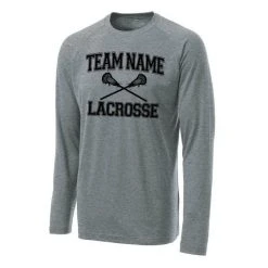 Lacrosse Unlimited Custom Crossed Sticks Lacrosse Tee -Lacrosse Unlimited Sales Shop ls team name lax sticks 9