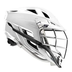 Cascade S Youth Lacrosse Helmet (White Shell/Chrome Mask)