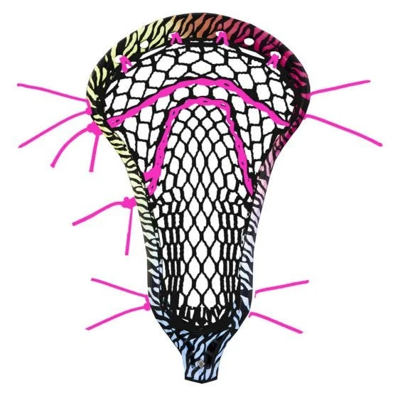 Sherbert Tiger Womens Dyed Lacrosse Head 3 Sherbert Tiger Womens Dyed Lacrosse Head