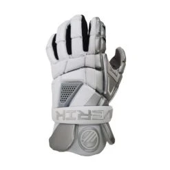 Maverik M5 Lacrosse Gloves -Lacrosse Unlimited Sales Shop silver m5 main 1