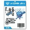 Lacrosse Unlimited UNLTD Dog Sticker Pack -Lacrosse Unlimited Sales Shop sticker pack boys 1