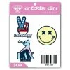 Lacrosse Unlimited UNLTD Girl's Lacrosse Sticker Pack -Lacrosse Unlimited Sales Shop sticker pack girls 1 3